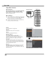 Preview for 40 page of Sanyo PLC-XU301 Owner'S Manual