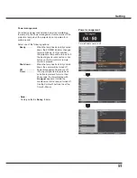 Preview for 51 page of Sanyo PLC-XU301 Owner'S Manual