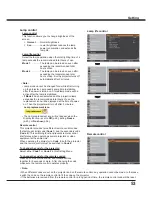 Preview for 53 page of Sanyo PLC-XU301 Owner'S Manual