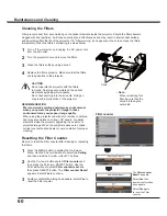 Preview for 60 page of Sanyo PLC-XU301 Owner'S Manual