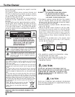 Preview for 4 page of Sanyo PLC-XU305 XGA Owner'S Manual