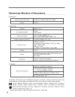 Preview for 8 page of Sanyo PLC-XU305A - 3000 Owner'S Manual