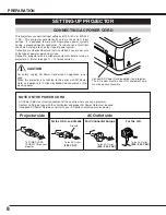 Preview for 8 page of Sanyo PLC-XU32 Owner'S Manual