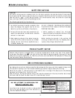 Предварительный просмотр 3 страницы Sanyo PLC-XU32 Service Manual