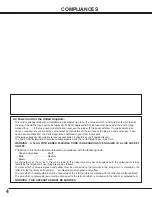 Preview for 4 page of Sanyo PLC-XU40 Owner'S Manual