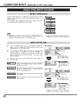 Preview for 22 page of Sanyo PLC-XU40 Owner'S Manual