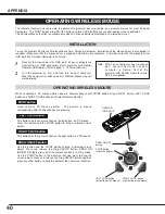 Preview for 40 page of Sanyo PLC-XU40 Owner'S Manual