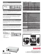 Предварительный просмотр 2 страницы Sanyo PLC-XU4000 Brochure & Specs