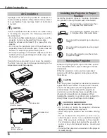 Preview for 6 page of Sanyo PLC-XU4000 Owner'S Manual