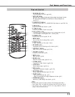 Preview for 11 page of Sanyo PLC-XU4000 Owner'S Manual