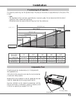 Preview for 13 page of Sanyo PLC-XU4000 Owner'S Manual