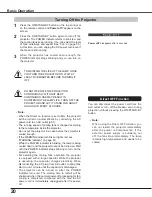 Preview for 20 page of Sanyo PLC-XU4000 Owner'S Manual