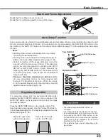 Preview for 23 page of Sanyo PLC-XU4000 Owner'S Manual