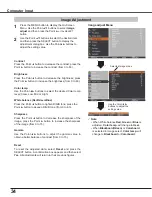 Preview for 34 page of Sanyo PLC-XU4000 Owner'S Manual