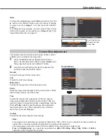 Preview for 35 page of Sanyo PLC-XU4000 Owner'S Manual