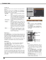 Preview for 36 page of Sanyo PLC-XU4000 Owner'S Manual