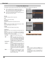 Preview for 44 page of Sanyo PLC-XU4000 Owner'S Manual