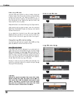 Preview for 50 page of Sanyo PLC-XU4000 Owner'S Manual