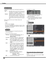 Preview for 52 page of Sanyo PLC-XU4000 Owner'S Manual