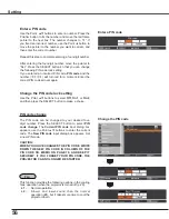 Preview for 56 page of Sanyo PLC-XU4000 Owner'S Manual