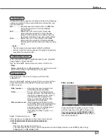 Preview for 57 page of Sanyo PLC-XU4000 Owner'S Manual