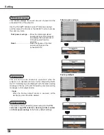 Preview for 58 page of Sanyo PLC-XU4000 Owner'S Manual