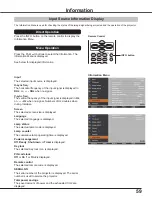 Preview for 59 page of Sanyo PLC-XU4000 Owner'S Manual