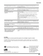 Preview for 67 page of Sanyo PLC-XU4000 Owner'S Manual