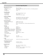 Preview for 72 page of Sanyo PLC-XU4000 Owner'S Manual