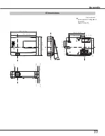 Preview for 77 page of Sanyo PLC-XU4000 Owner'S Manual