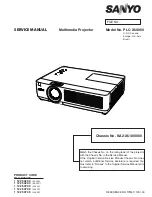 Sanyo PLC-XU4000 Service Manual preview