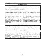 Preview for 3 page of Sanyo PLC-XU4000 Service Manual