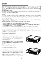 Preview for 8 page of Sanyo PLC-XU4000 Service Manual