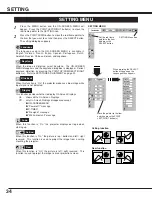 Preview for 34 page of Sanyo PLC-XU45 Owner'S Manual