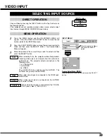 Preview for 29 page of Sanyo PLC-XU46 Owner'S Manual