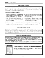 Preview for 3 page of Sanyo PLC-XU56 Service Manual