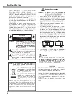 Preview for 4 page of Sanyo PLC XU78 - XGA LCD Projector Owner'S Manual