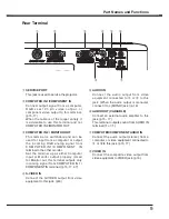 Предварительный просмотр 9 страницы Sanyo PLC XU78 - XGA LCD Projector Owner'S Manual