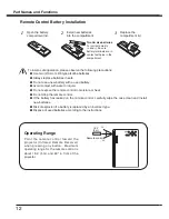 Предварительный просмотр 12 страницы Sanyo PLC XU78 - XGA LCD Projector Owner'S Manual