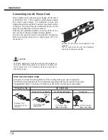 Preview for 14 page of Sanyo PLC XU78 - XGA LCD Projector Owner'S Manual