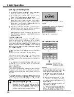 Предварительный просмотр 18 страницы Sanyo PLC XU78 - XGA LCD Projector Owner'S Manual