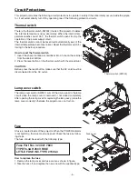 Preview for 5 page of Sanyo PLC-XU8 Service Manual