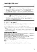 Preview for 3 page of Sanyo PLC-XU83 Owner'S Manual