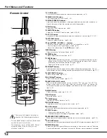 Preview for 12 page of Sanyo PLC-XU84 Owner'S Manual