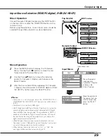 Preview for 29 page of Sanyo PLC-XU84 Owner'S Manual