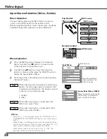 Preview for 38 page of Sanyo PLC-XU84 Owner'S Manual