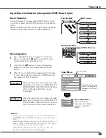 Preview for 39 page of Sanyo PLC-XU84 Owner'S Manual