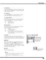 Preview for 43 page of Sanyo PLC-XU84 Owner'S Manual