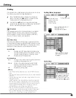 Preview for 45 page of Sanyo PLC-XU84 Owner'S Manual