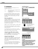 Preview for 48 page of Sanyo PLC-XU84 Owner'S Manual